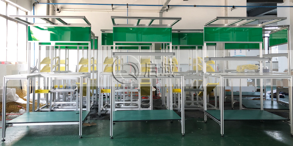 車間鋁型材工作臺(tái)加工案例